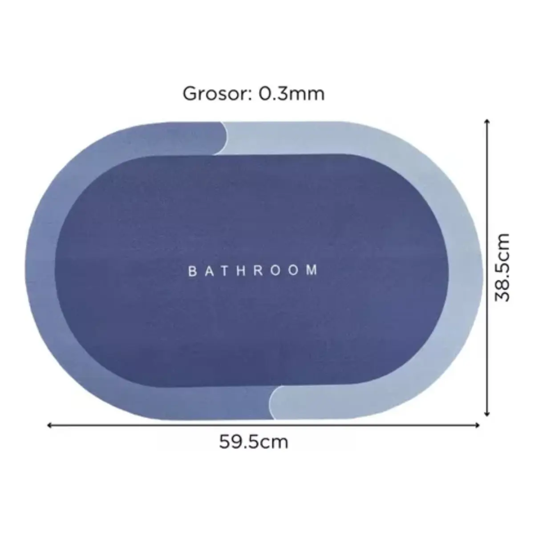 Alfombra De Baño Antideslizante - Imagem 4